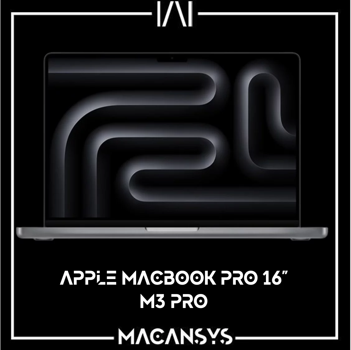 Apple MacBook  16 Inch M3 Pro 12C  CPU 18 Core GPU 18 GB 1TB SSD Space Black New