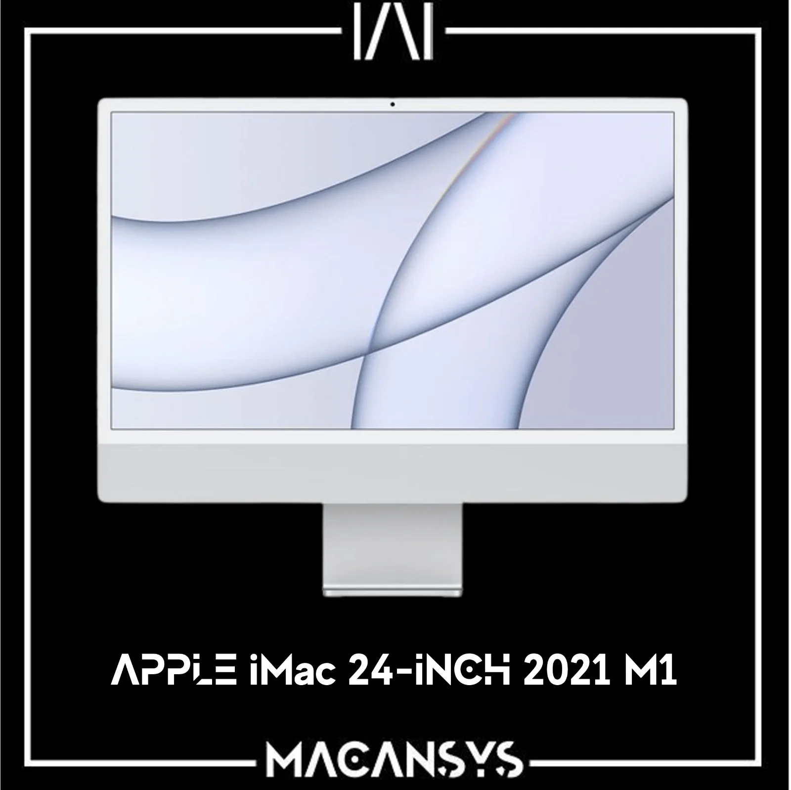 Apple iMac 24 Inch 4.5k Display M1 Chip 8C GPU 8C CPU 16 GB 1 TB SSD Silver New